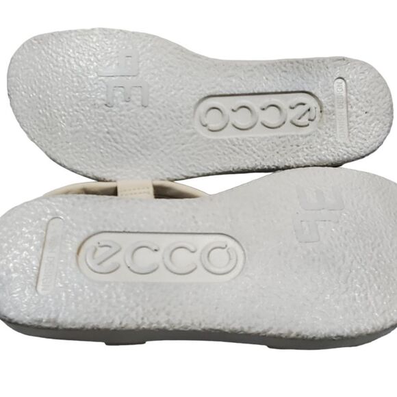 ECCO cream strappy sandals 5-5.5 - Picture 3 of 7